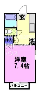 1Kの間取り画像