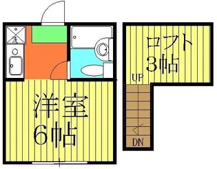 リバーサイド四つ木【2階】の間取り