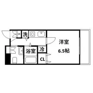 ジュネス東住吉【10階】の間取り