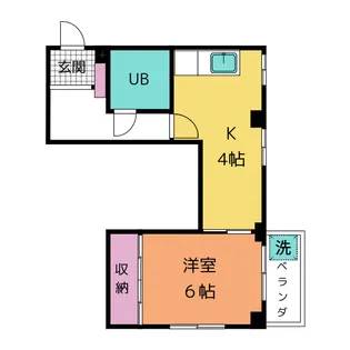 メゾン幸和【2階】の間取り