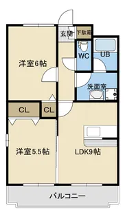 ビオトープヒルズエテルノ【2階】の間取り