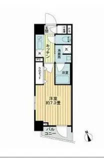 フレシア中目黒【3階】の間取り