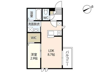 REGALEST そらきら【3階】の間取り