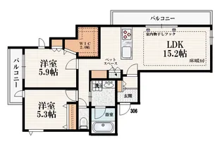 フルール西ケ原【3階】の間取り