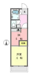 メイプルヒル【4階】の間取り