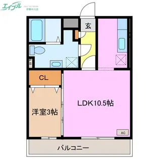 ツーファイブ【2階】の間取り