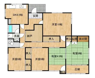 奈良県奈良市鳥見町3【一戸建】の間取り