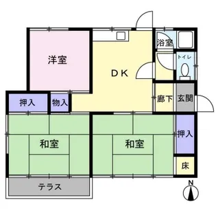 岡山県岡山市中区さい東町1【一戸建】の間取り