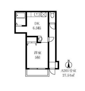 サニネス阿佐ヶ谷 A棟【2階】の間取り