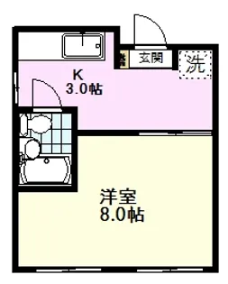 メゾン日吉【1階】の間取り