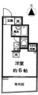 サザンクロス板橋【1階】の間取り