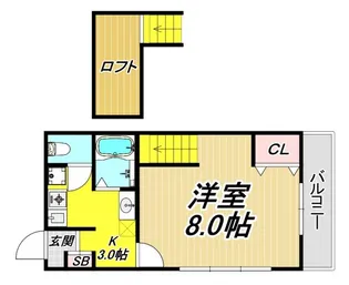 サウンドグレースPart3【3階】の間取り