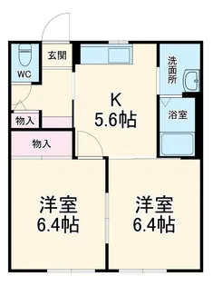 サンスリーゼ【1階】の間取り