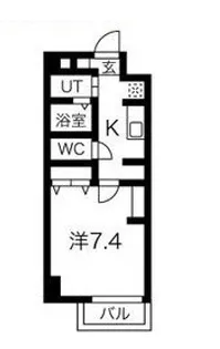 エヌエムスワサントトワ【3階】の間取り