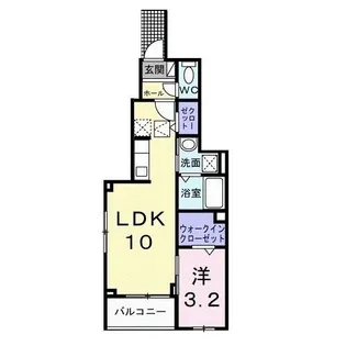 グラン・ハーモニー忠生公園【1階】の間取り
