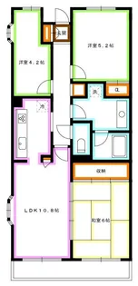 東京都練馬区関町南1【マンション】の間取り