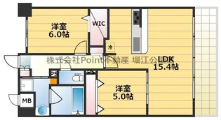 大阪府大阪市都島区東野田町5【マンション】の間取り