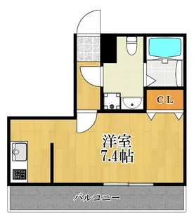 神奈川県横浜市鶴見区鶴見中央5【アパート】の間取り