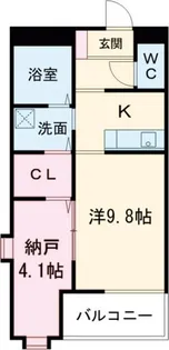 ロジュマン・リリーバーベナ【1階】の間取り