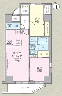 東京都台東区今戸1【マンション】の間取り