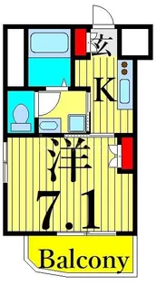 Le-lion Vranche’ 日暮里East【4階】の間取り