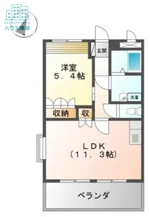 ベルメゾン久原【2階】の間取り