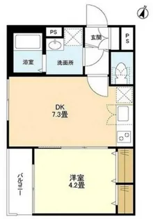 東京都台東区谷中1【マンション】の間取り