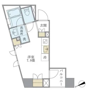 Brillia ist 銀座東【2階】の間取り