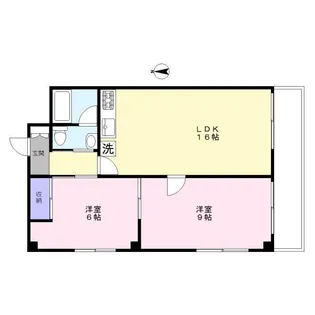 シーズンテラス大岡山【2階】の間取り