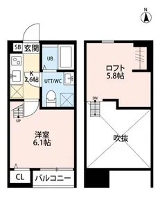神奈川県平塚市立野町【アパート】の間取り