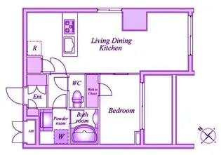 CityLux Tsurumi【2階】の間取り