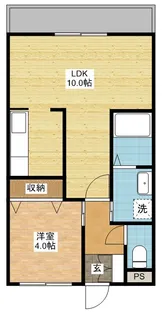 サンリバー【2階】の間取り