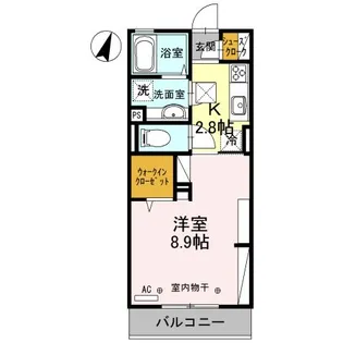 D-roomBusiness小山【1階】の間取り