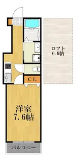 神奈川県川崎市川崎区下並木【アパート】の間取り