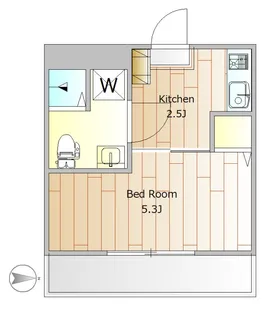 ハイツ新生【2階】の間取り