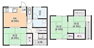 山本アパート3の間取り
