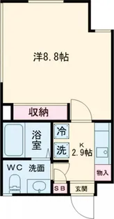 中野nine’s core【1階】の間取り