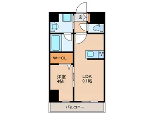 アクエルド明石西【1階】の間取り
