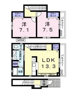 グローリア西麻布の間取り