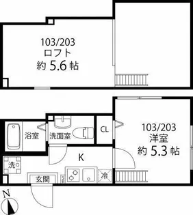 メゾンド・オハナ【2階】の間取り
