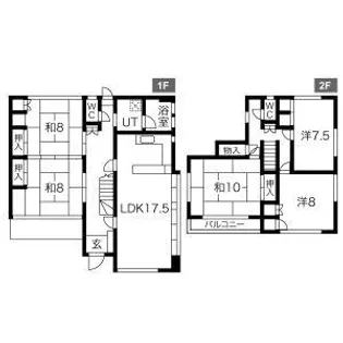 建穂 森様戸建【2階】の間取り