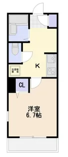 メッドウエスト【1階】の間取り