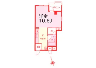 松ヶ丘ビル【9階】の間取り