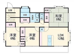 ドルフィン花水【2階】の間取り