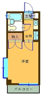 グロージェン代沢【3階】の間取り