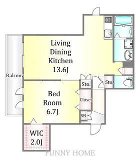 東京都世田谷区船橋3【マンション】の間取り