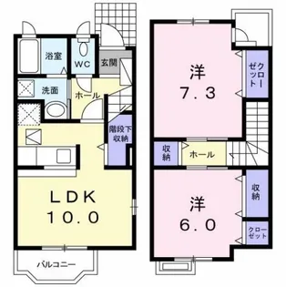 ヴィオラ【1階】の間取り