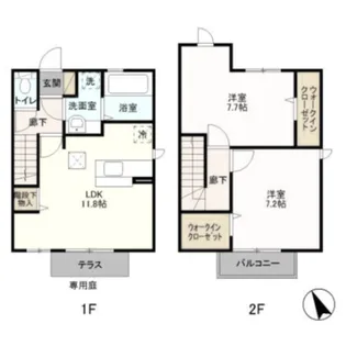 Toit Vert(トワ ヴェール)の間取り