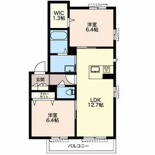 エスぺラール A【3階】の間取り