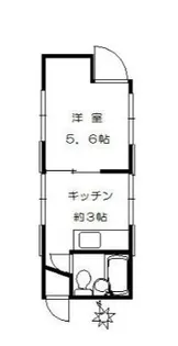 まるいわパレス世田谷6【2階】の間取り